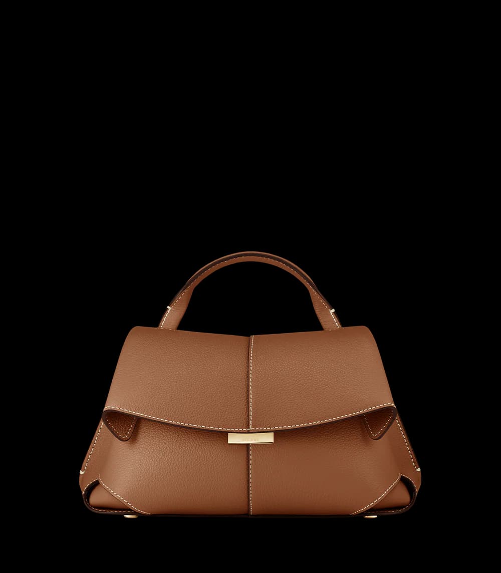 Polène Bag MOKKI MINI — Camel Grained